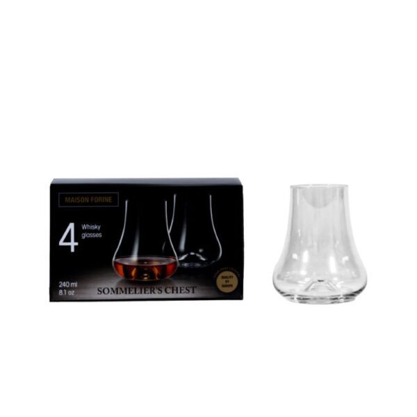 240ml Sommeliers chest whiskey glass