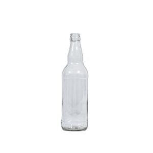 500ml clear crown neck bottle