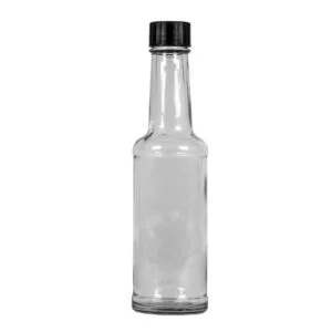 Worcester sausflaske 150ml glassflaske med sort kork