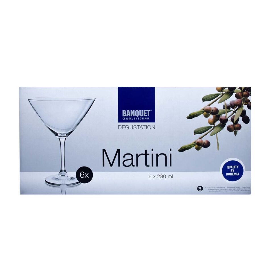 280 ml Martiniglass 6 stk Degustation 045