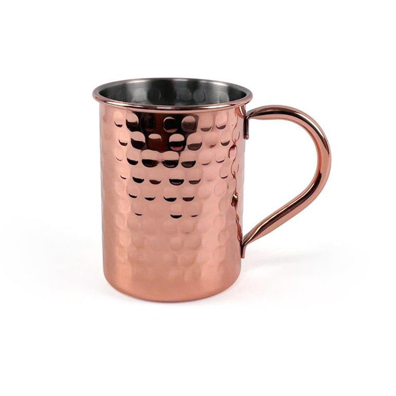 Copper Plated Hammered Mug – 400ml