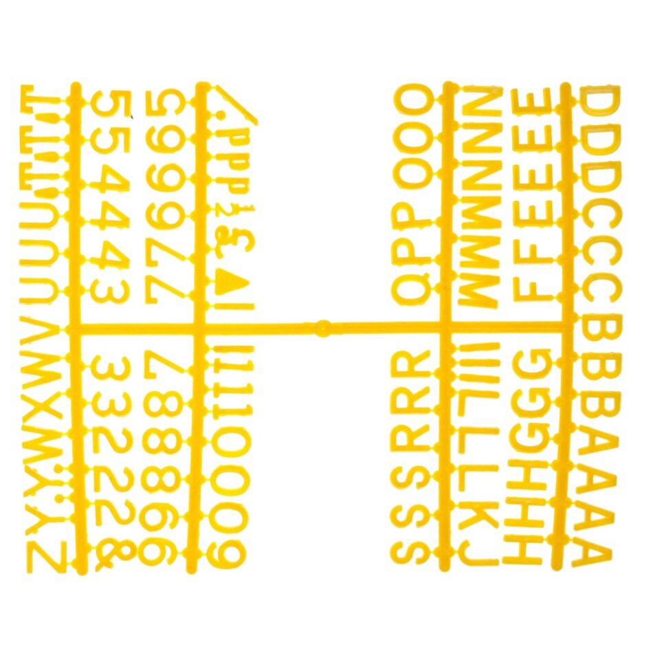12mm Pegboard Bokstaver (6pk) - Bilde 3