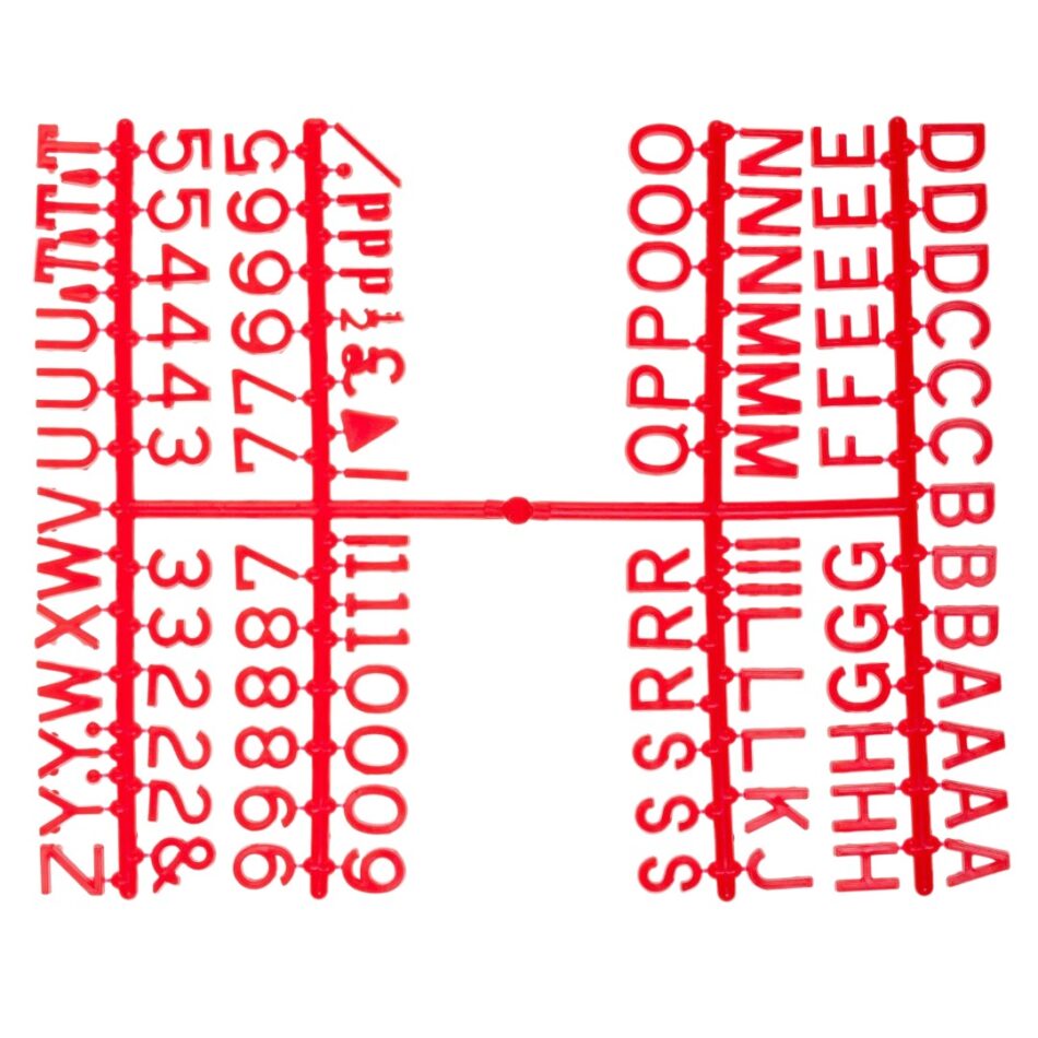 12mm Pegboard Bokstaver (6pk) - Bilde 5