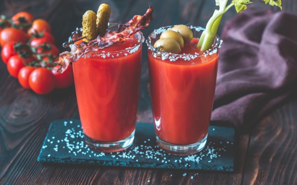 Bloody mary oppskrift barglass