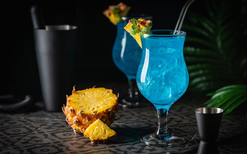 Blue Lagoon cocktail