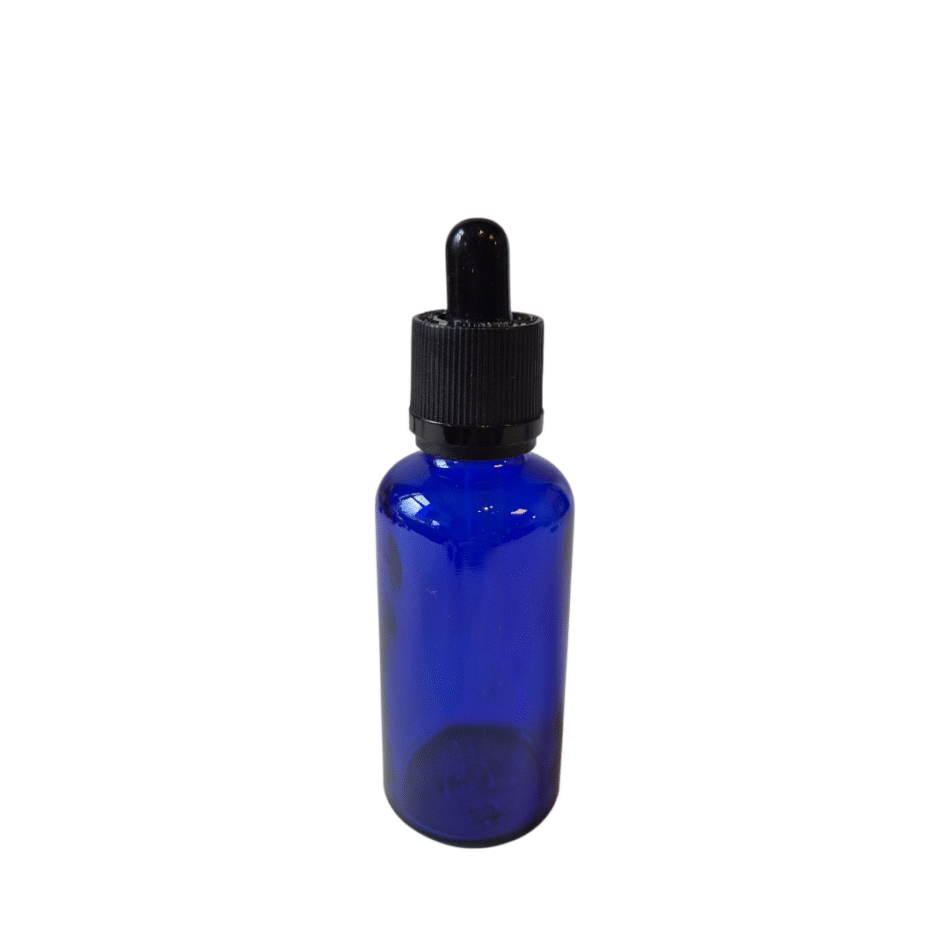 50ML BLUE GLASS YORK (18MM)