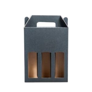 Sort Gaveeske 3 Flasker (330ml)