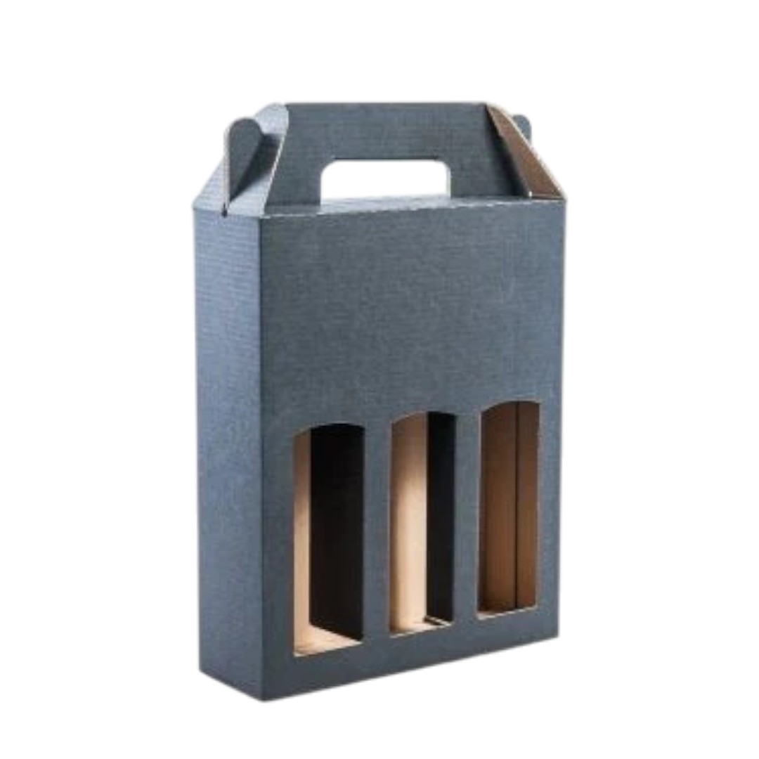 Sort Gaveeske 3 Flasker (500ml) - Bilde 2