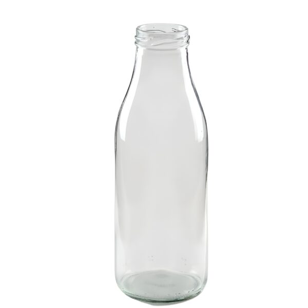 Barglass Melk Milk juice 1000 ml glassflaske