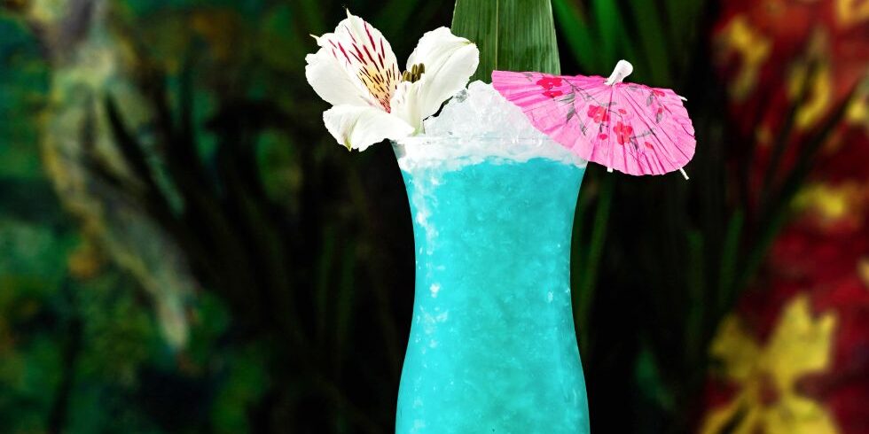 Blue hawaii cocktail